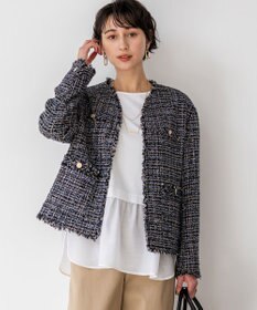 23区 【先行予約】GIOLICAツイード ジャケット