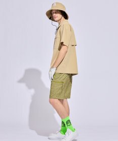 PW CIRCULUS 【MEN】ダブルポケットサファリシャツ ゴルフ