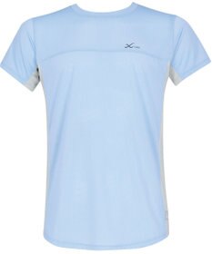 CW-X 【UNISEX】 CW-X ランニングシャツ メッシュ素材 涼しい着ごこち 大穴メッシュ仕様(脇下) スポーツウェア 半袖 3分袖 ユニセックス DLR165 /ワコール