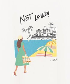 23区 L Lauren Rolwing コラボ グラフィックプリント リラクシー Tシャツ