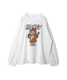 WEGO 【ユニセックス着用ITEM】アニマルキャラBIG　T（LS）