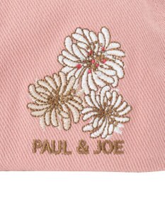 MOONBAT PAUL & JOE ACCESSOIRES 綿100%キャップ クリザンテーム刺繍