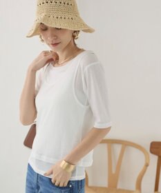 WEGO 【ANGIE VINTAGE】シアースラブレイヤードTシャツ
