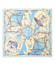 23区 manipuri ビットバルーン シルク スカーフ