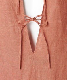 23区 S 【GOLD LABEL】ノーザンリネン バックリボン フレア ワンピース