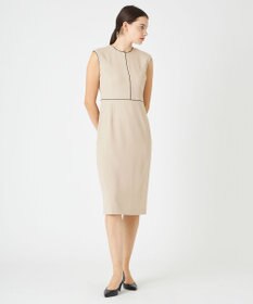 BEIGE， 【L-size】CINDY / クルーネックドレス