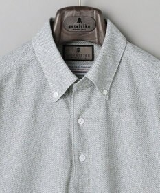 GOTAIRIKU 麻混・襟しっかり【洗える/通気性】ノルマンディーリネン ボタンダウンポロシャツ(25/26年モデル)