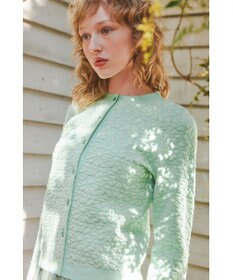 TOCCA 【洗える】FLUFF FLOWERS カーディガン