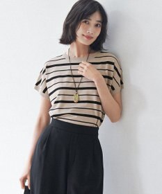 23区 【新色追加/見上愛さん着用/BAILA掲載】レーヨンポリエステルストレッチ プルオーバー ニット