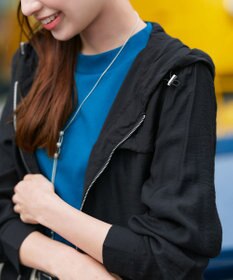 Tiaclasse シアーフードパーカー