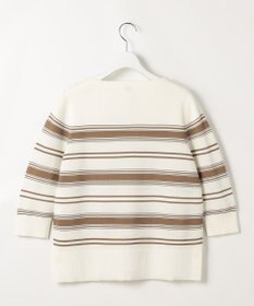 J.PRESS LADIES COTTON POLYESTER ボーダー ニット