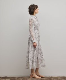 GRACE CONTINENTAL 【オンラインストア・梅田阪急店限定】フラワープリントプリーツワンピース