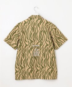 PW CIRCULUS 【MEN】ストライプカモフラ メッシュポケットシャツ ゴルフ