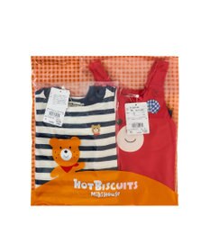 MIKI HOUSE HOT BISCUITS 【ベビーウェアパック】オーバーオールセット