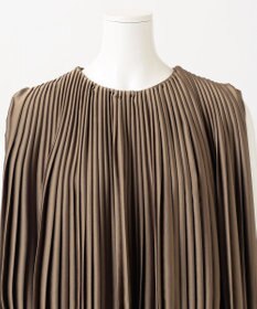 23区 L 【エステータ】ドレープサテン プリーツブラウス