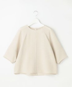 自由区 L 【人気素材・NEWデザイン】ラスティックメッシュラグランスリーブ ブラウス