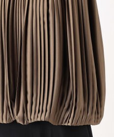 23区 L 【エステータ】ドレープサテン プリーツブラウス