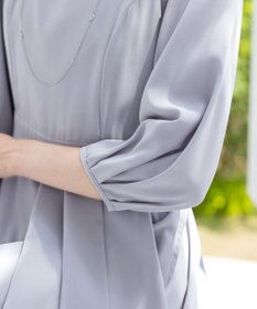 Tiaclasse L 【洗える】大人の洗練ドレープワンピース