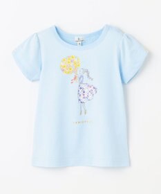 組曲 KIDS 【80-100㎝】ひまわりブーケ Tシャツ