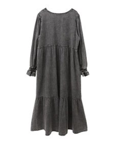 Green Parks ■ＥＳＣＡＲ　デニムピンタックカフスワンピース