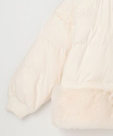 GRACE CONTINENTAL ヘムファーショートダウンジャケット