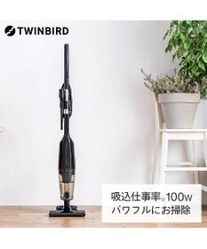 YAMATO テーブル＆キッチン 【TWINBIRD】サイクロンスティック型クリーナー  ブラック  TC-5182B