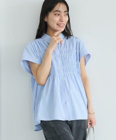 CRAFT STANDARD BOUTIQUE シャーリングショートスリーブブラウス