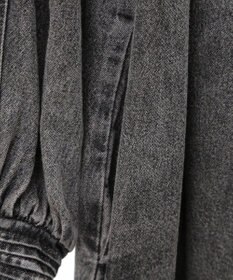 Green Parks ■ＥＳＣＡＲ　デニムピンタックカフスワンピース