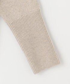 自由区 【洗える】ウールカシミヤブレンドラメスパンコールハイネック ニット