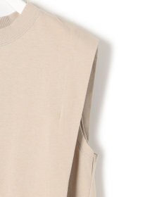 J.PRESS YORK STREET 【WOMEN】タックノースリーブ プルオーバー