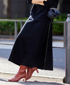 ICB L 【WEB限定カラーあり】ミルドウール ニットスカート