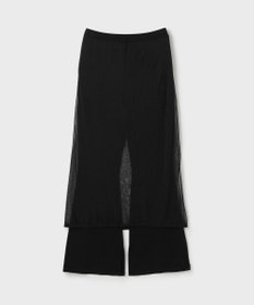 GRACE CONTINENTAL シアーニットパンツ