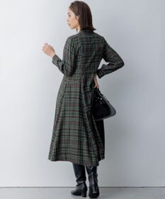 組曲 L シアーツイルチェック ワンピース