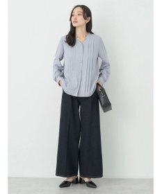 earth music&ecology タックブラウス