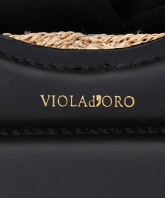 23区 VIOLAd'ORO アバカメッシュ レザーハンドル バケツバッグ