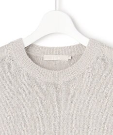 ICB L 【先行予約】 グロッシーペーパーブレンド クルーネックプルオーバー
