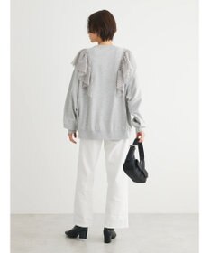 Green Parks ストレートタックデニムパンツ