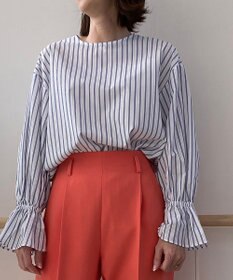 UNFILO 【洗える/吸水速乾】イージーケア キャンディスリーブ ブラウス