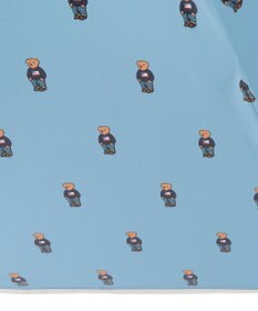 MOONBAT POLO RALPH LAUREN 晴雨兼用 長傘 ポロベアプリント 裏カラー 日傘 一級遮光 遮熱 UV