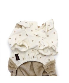 PET PARADISE ペットパラダイス パンツつなぎ 《花 フリル》 小型犬