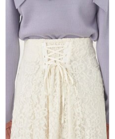 earth music&ecology モールレーススカート