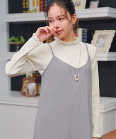 Tiaclasse 【洗える】プリーツキャミワンピース