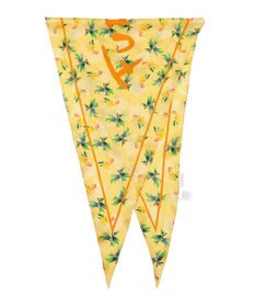 MOONBAT FURLA シルク100% 花柄 菱形スカーフ