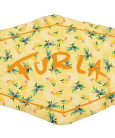 MOONBAT FURLA シルク100% 花柄 菱形スカーフ