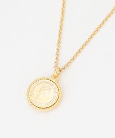 J.PRESS LADIES 【リバーシブル】イニシャルコイン ネックレス