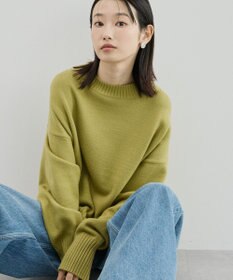 AMERICAN HOLIC バイパチモックネックニットプルオーバー