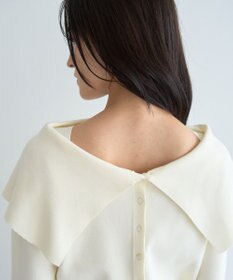 YECCA VECCA 2wayオフショルカラーカーディガン