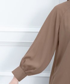 Tiaclasse 【洗える】ラグランパフスリーブブラウス