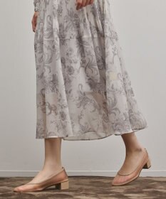 GRACE CONTINENTAL 【オンラインストア・梅田阪急店限定】フラワープリントプリーツワンピース