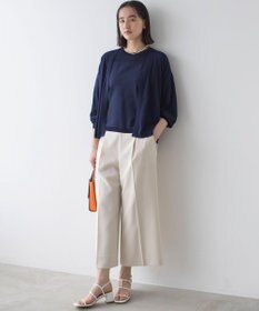 組曲 L 【ストレッチ・イージーケア】オシャクロス ガウチョパンツ